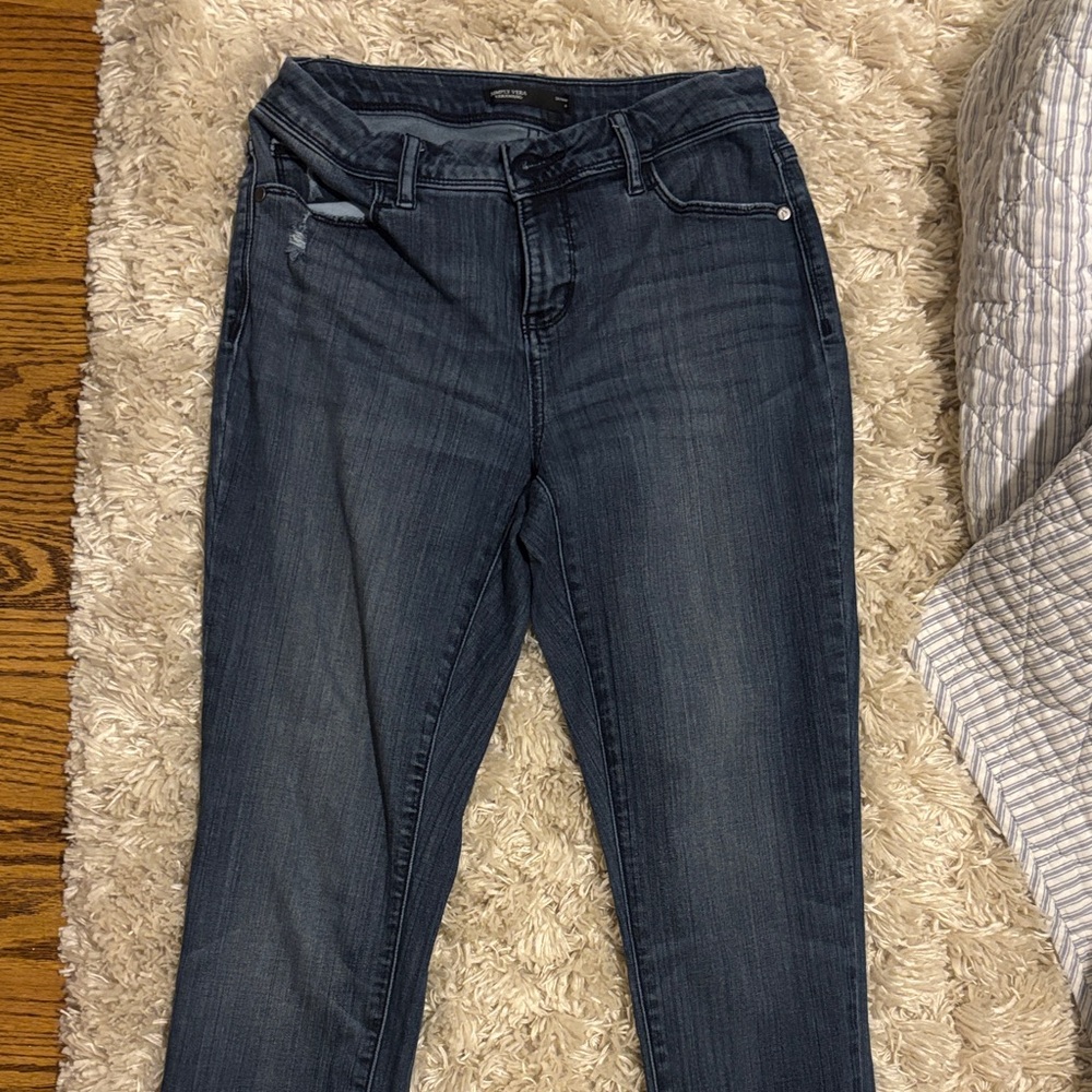 Simply Vera Vera Wang Dark Blue Skinny Jeans